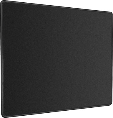 STORITE 250mm x 210mm x 2mm Speed Type Mouse Pad with Antifray Stitched Embroidery Edges Mousepad(Black)