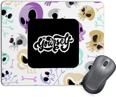 TrendoPrint MP09 Mouse Pad with Anti-Slip Rubber Base & Smooth Mouse Control Non Slip Base Mousepad(Multicolor)