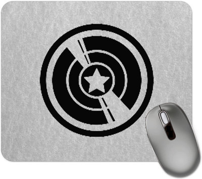 dk printing Super Printed Logo Mouse Pad Non Slip Base Dual Sided Mousepad(Gray)