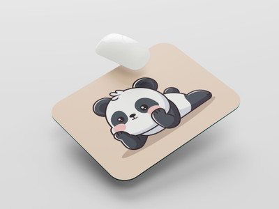 UNIARAWALAS Non-Slip Brain ,DUDU BUBU Cartoon MPM-200 Non Slip Base Mousepad(Black)