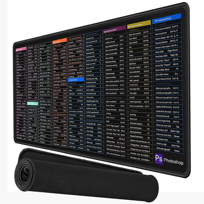 BOVZOX Keyboard Pad Shortcut Key Mousepad(Multicolor)
