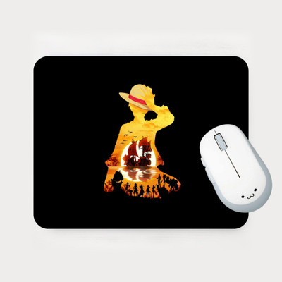 S Creation One piece Mouse Pad for Laptop, Gaming Computer Non-Slip Base- black Non Slip Base Mousepad(Black)