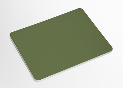 TRENDSINLIGHT 9.5X7.9X0.12 Inch Non Slip Rubber Base Printed Non Slip Base Mousepad(Green)