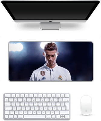 Nevercrox Solutions Ronaldo Focus Edition Gaming Desk Mat Non Slip Base Mousepad(Multicolor)