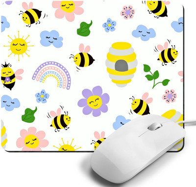 Printile MOUSE PAD 0.13 Non Slip Base Mousepad(Multicolor)