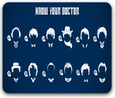 Get Fatang Know Your Doctor Non Slip Base Mousepad(Blue)