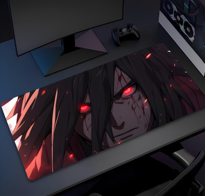 Eshaaver Animie Printed madara uchiha Laptop & Desktop Mat /Desk Pad Non Slip Base Mousepad(Multicolor 31)