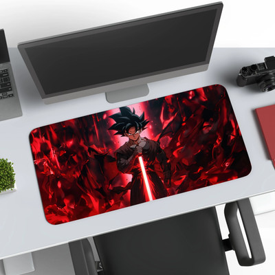 TheCommonCart Anime Desk Mat (60cm x 28cm x 3mm) Extended Mouse Pad, Desk Mat Non Slip Base Mousepad(Super)