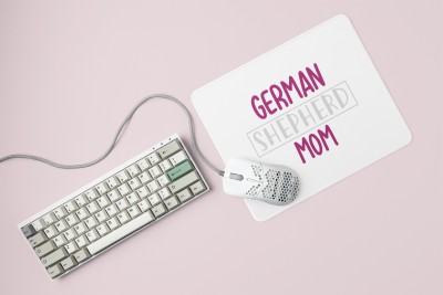 REVAMAN German Shepherd Mom - Printed Mousepad (20cm x 18cm) Mousepad(White)