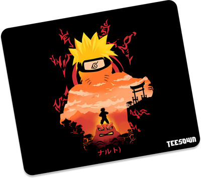 Teesown Naruto Anime Printed Mousepad For Gaming, Computer, Laptop, And Pc Non Slip Base Mousepad(Multicolor)