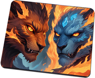 Parlin Beast Gaming Mousepad Non Slip Base Mousepad(Multicolor)