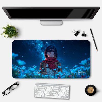 Eshaaver Anime Laptop & Desktop Mat Graphic Printed & Spill Proof Non Slip Base Mousepad Non Slip Base Mousepad(Multicolor4)
