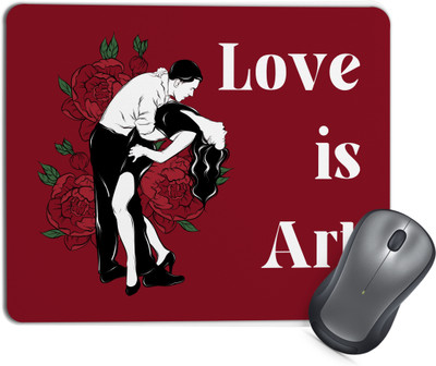 TrendoPrint MP66 Mouse Pad with Anti-Slip Rubber Base & Smooth Mouse Control Non Slip Base Mousepad(Multicolor)