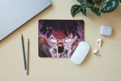 Zipcartz Luffy's Jolly Roger One Piece Gaming Mouse Pad for Laptop & PC | Non Slip Base Mousepad(Multicolor)