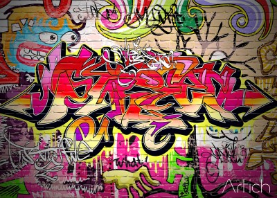 Artich Graffiti Mat Designer Gaming Mouse Pad Soft For Laptop Office Mousepad(Graffiti Art)