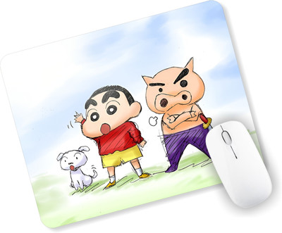 Kuavi Shinchan Mouse Pad Non-Slip Base - Enhance Precision (Shinchan-1) Non Slip Base Mousepad(Multicolor)