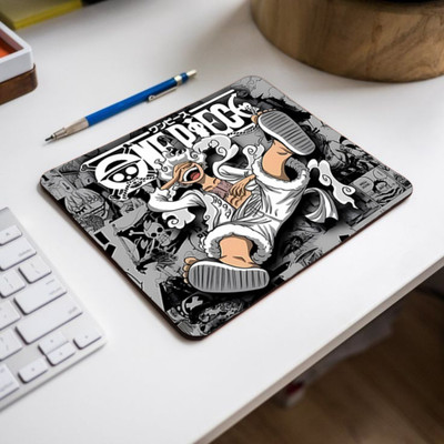 Printile GEAR UP ANIME MOUSE PAD Non Slip Base Mousepad(Multicolor)