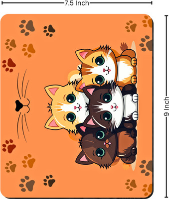 Printile MOUSE PAD 0.30 Non Slip Base Mousepad(Muiti Color)