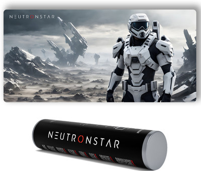 NEUTRONSTAR Gaming Series Super Soldier 3 Universal Gaming Non Slip Base Mousepad(Slate Gray)