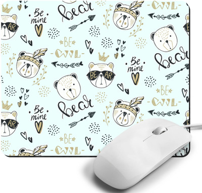 BHS BROTHERS MOUSE PAD 0.15 Non Slip Base Mousepad(Multicolor)