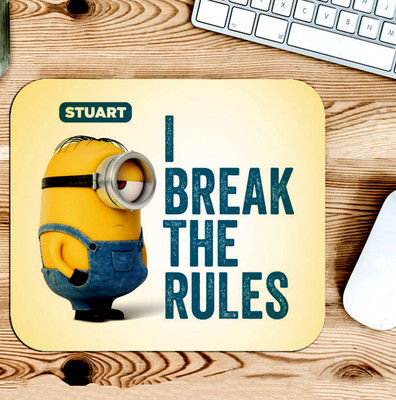 Gfylo Stuart The Minion Printed Mouse pad Smooth Surface and anti-Slip Non Slip Base Mousepad(Multicolor)