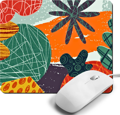 Printile MOUSE PAD 0.67 Non Slip Base Mousepad(Multicolor)