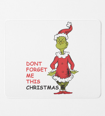 HopOffer Alien Misses Santa :MousePad by Perfect Gift Office Colleagues Non Slip Base Mousepad(White)