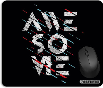 JugaaduStore N&C_1_115 Non Slip Base Mousepad(Black)