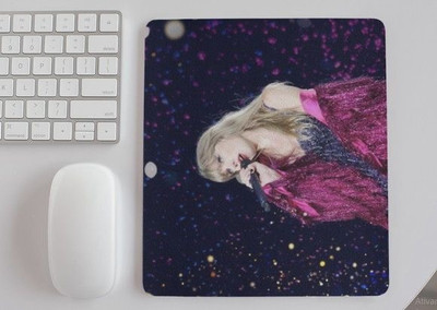 craft maniacs TAYLOR SWIFT WOMAN SLAY ANTI SLIP RUBBER MOUSEPAD FOR SWIFTIES Non Slip Base Mousepad(Blk)