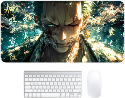 Kuavi Extended Anime Mouse Pad, 279 x 584 mm, Thick Rubber Base(Design-28) Non Slip Base Mousepad(Multicolor)