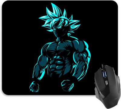 JOJO TRADERS anime single goku black gamming mouse pad Non Slip Base Mousepad(Black)