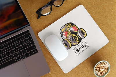 Epic MousePds BrBa Non Slip Base Mousepad(White)