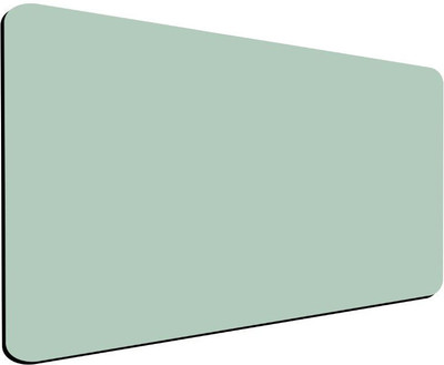 TRENDSINLIGHT 23X11 Inch Non Slip Base Printed Non Slip Base Mousepad(Pale Green)