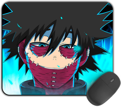 Kirmada Printed Design Mouse Pad Dabi Face 2 Non-Slip My Hero Acadamia Mousepad(Multicolor)