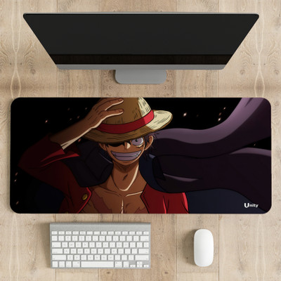 UNITY One Piece Luffy Desk Mat Water-Resistant Gaming Mouse Mat For Home & Office Mousepad(Multicolor)