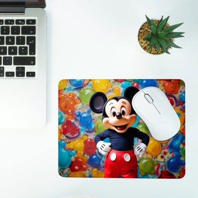 GLAZEPRINT Mickey Gaming Mouse Pad Mousepad(Multicolor)