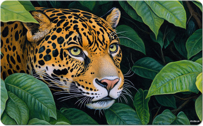 PRINTNAWAB Savage Beast Large Surface Desk Pad Waterproof for PC Gaming Non Slip Base Mousepad(Multicolor)