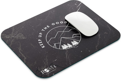 rssh creation Motivational Quote, Anti - Slip Base, High Durability Mouse Pad Non Slip Base Mousepad(Black)