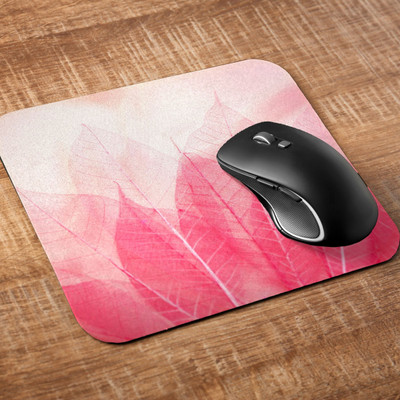 Printile PRINTRD MOUSE PAD Non Slip Base Mousepad(White&Red)
