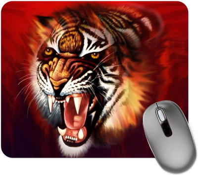 dk printing Engry LION 777 Printed Mouse Pad Mousepad(Black)