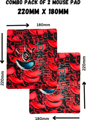 SKG GAMMING MOUSE PAD Mousepad(Red)
