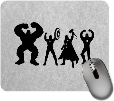 dk printing Victory Gray Mouse Pad Non Slip Base Mousepad(Black)