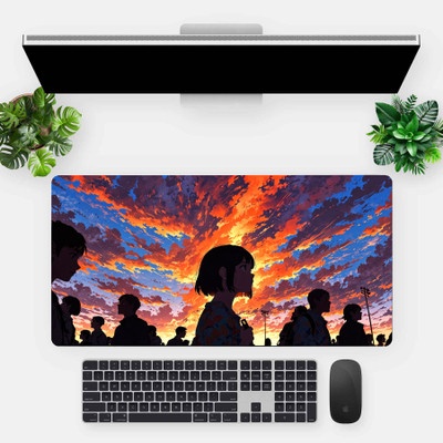 Tvishastore new mouse pad 375 Non Slip Base Mousepad(Multicolor)