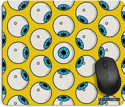 JugaaduStore N&C_1_42 Non Slip Base Mousepad(Yellow)