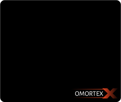 OMORTEX Branded Mouse Pad With Non Slip Base (Pack Of 1) Mousepad(Dark Black)