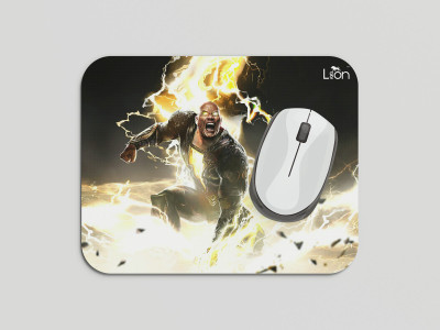 leeon L-MP1-235-black-adam-lightning Non Slip Base Mousepad(Multicolor)