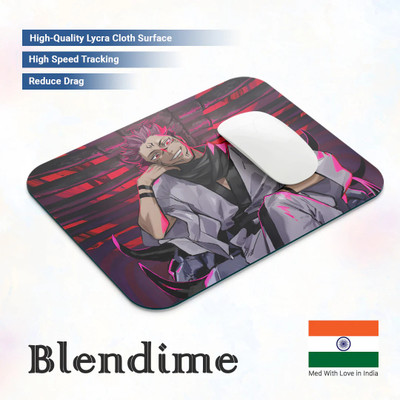 MITTRA Indiacraft Susake Printed Non Slip Base Mousepad(Multicolor)