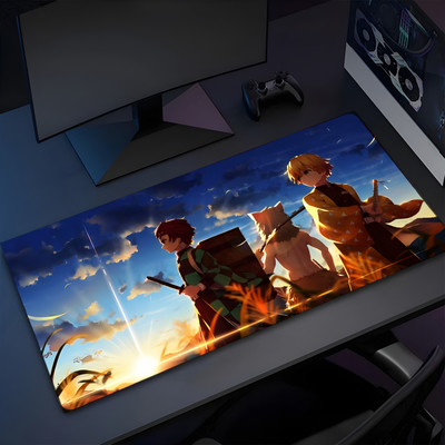 Eshaaver Laptop & Desktop Mat Tanjiro, Agatsuma , Hashibira Animie Printed Mousepad(Multicolor)