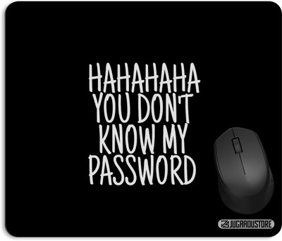 JugaaduStore N&C_1_161 Non Slip Base Mousepad(Black)