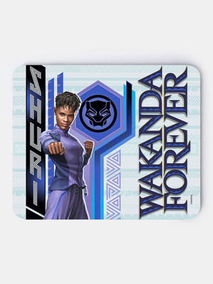 macmerise Wakanda Forever Shuri Pose Non Slip Base Mousepad(Multicolor)